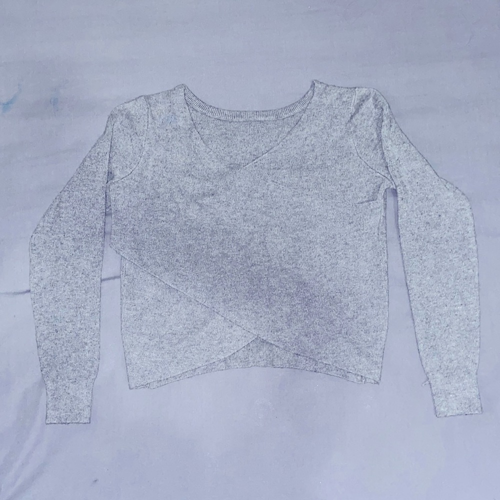 Gray sweater